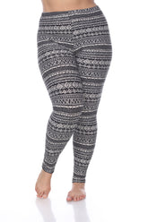 Plus Size Printed Leggings